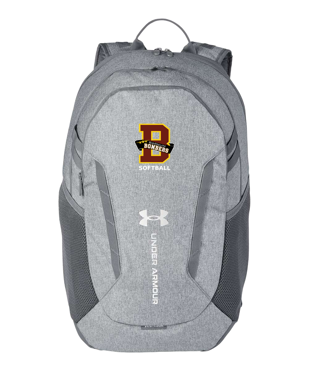 Barnum Softball - Grey Backpack - Full Front