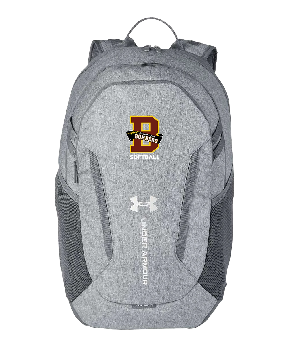 Barnum Softball - Grey Backpack - Full Front
