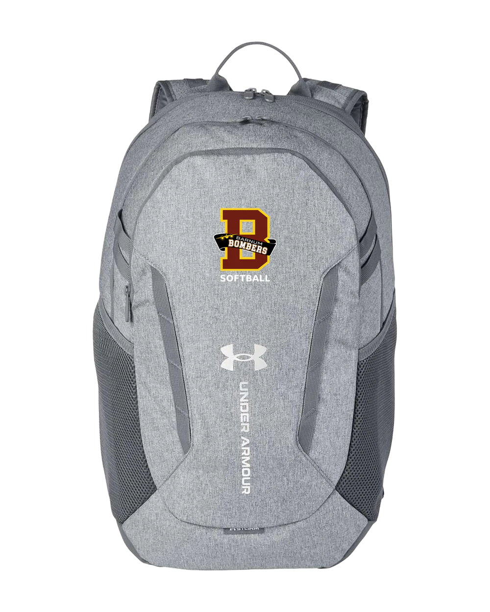Barnum Softball - Grey Backpack - Full Front