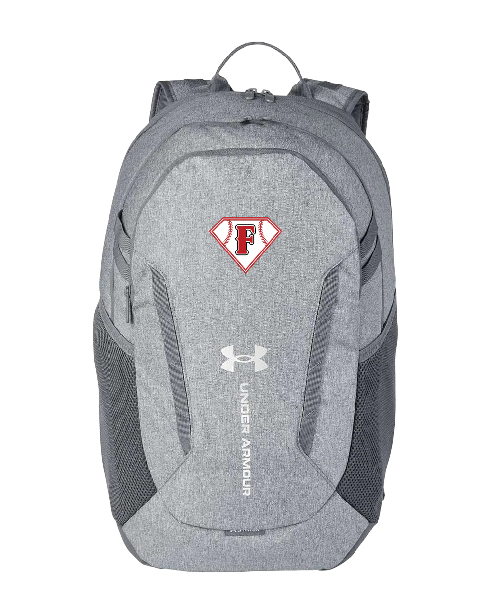 Fairmont Baseball - Grey Backpack - Full Front
