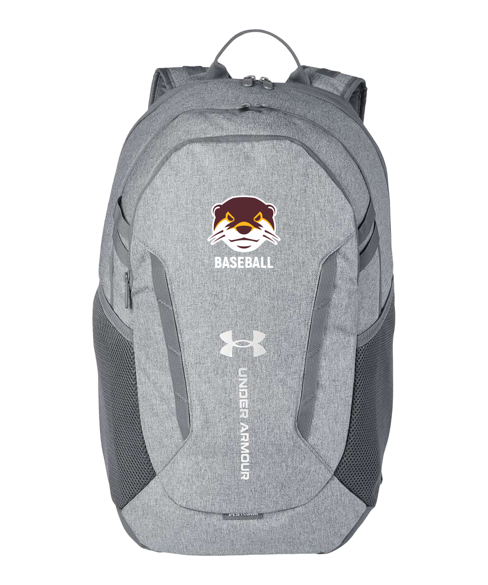 Fergus Falls Baseball - Grey Backpack - Full Front