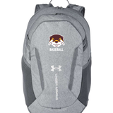 Fergus Falls Baseball - Grey Backpack - Full Front