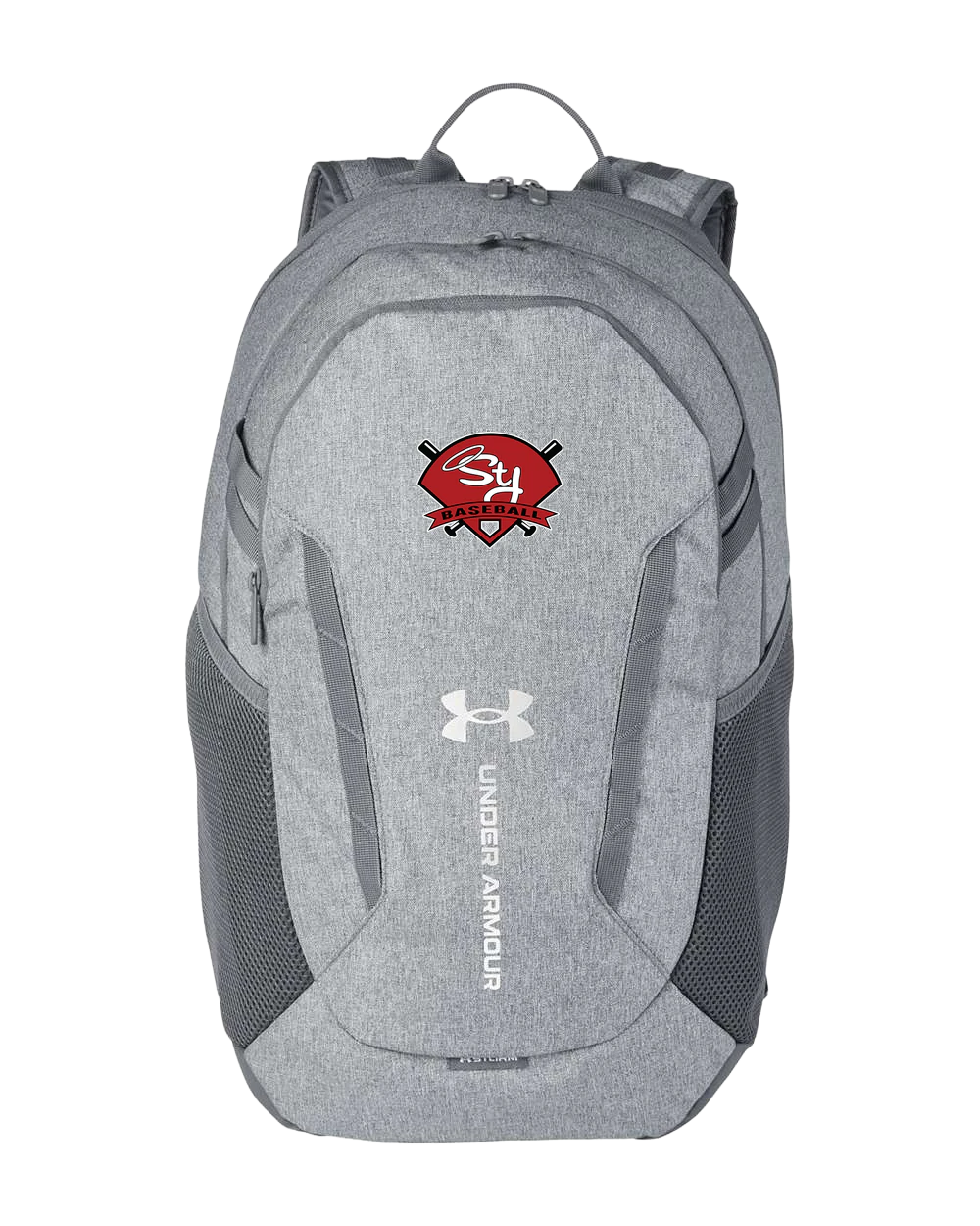 St. James Baseball - Grey Backpack - Full Front