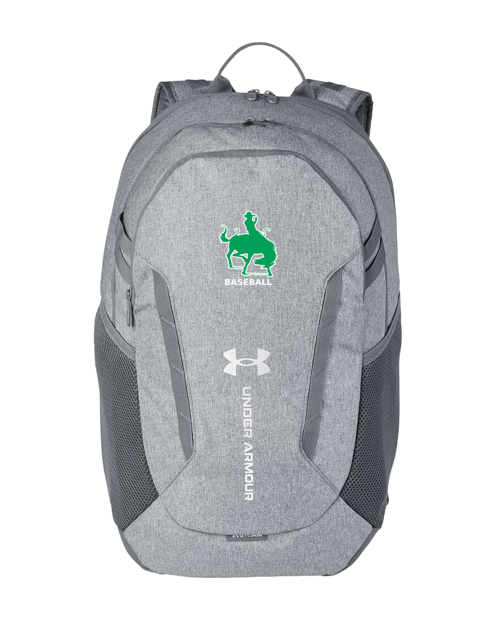 Breckenridge Baseball - Grey Backpack - Full Front