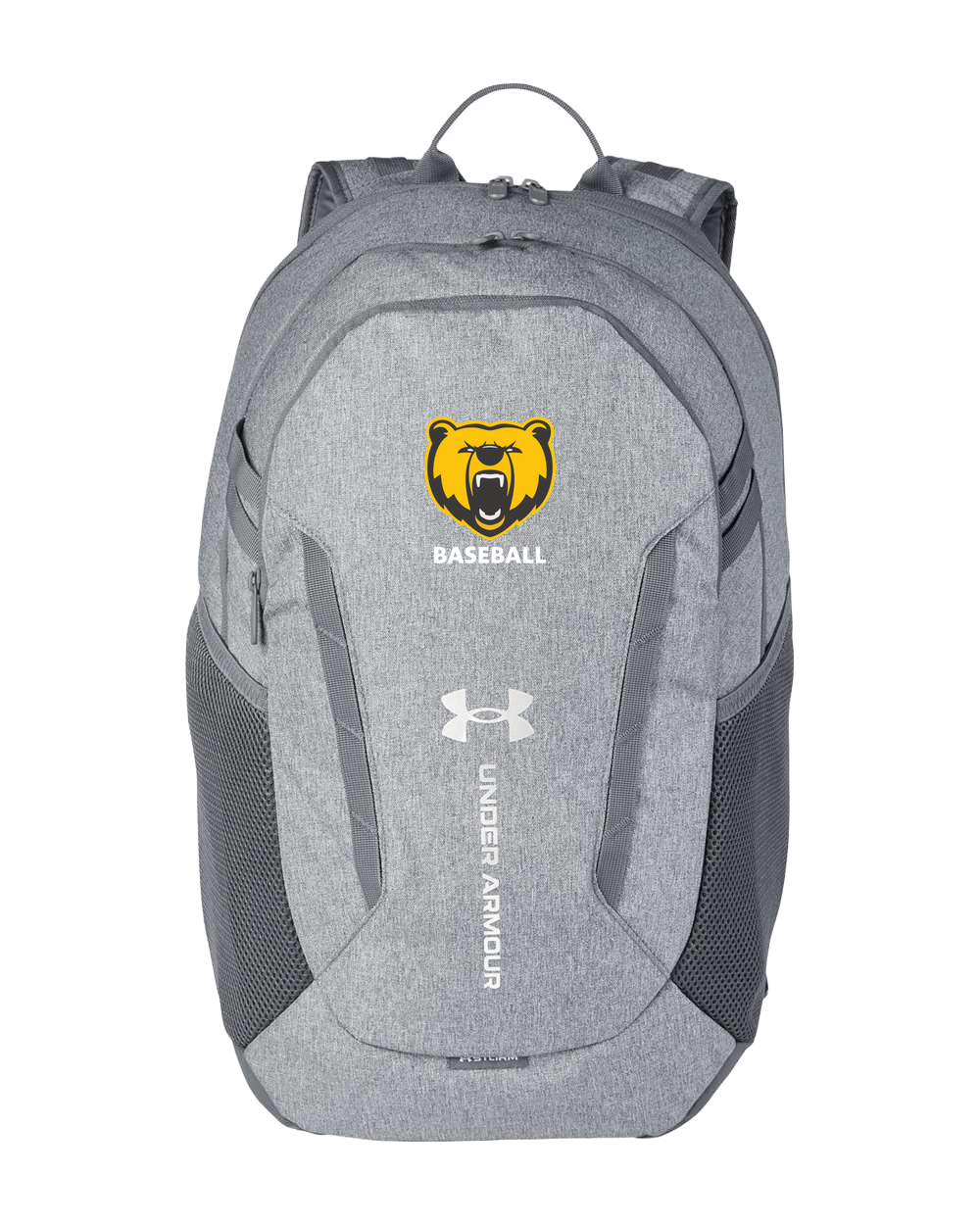 Byron Baseball - Grey Backpack - Full Front