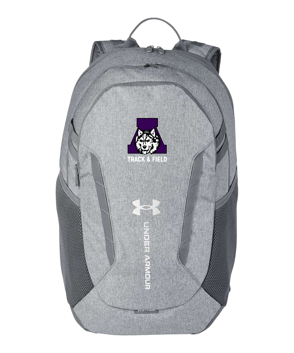 Albany Track & Field - Grey Backpack - Full Front