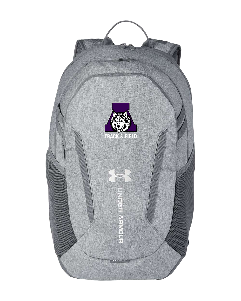 Albany Track & Field - Grey Backpack - Full Front