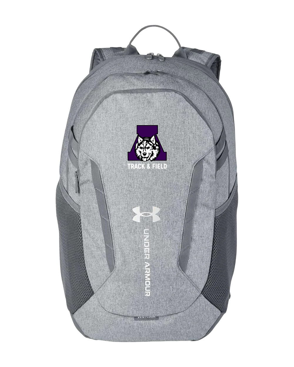 Albany Track & Field - Grey Backpack - Full Front
