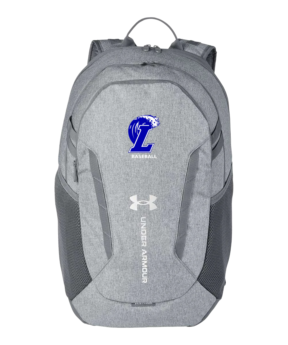 Lakeview Baseball - Grey Backpack - Full Front