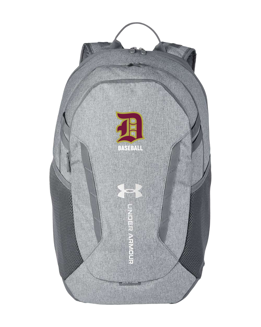 Denfeld Baseball - Grey Backpack - Full Front
