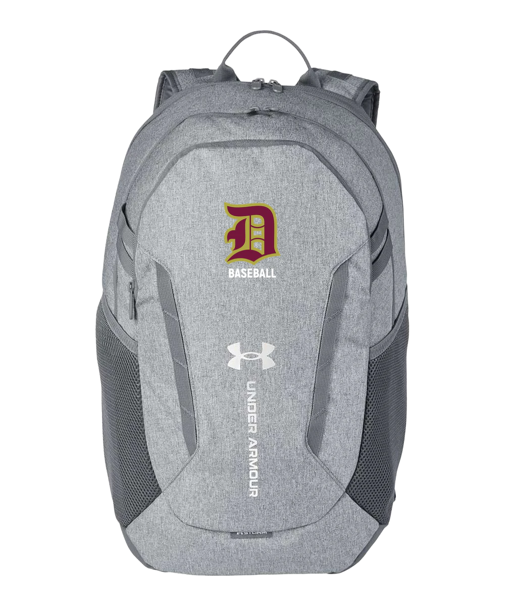 Denfeld Baseball - Grey Backpack - Full Front