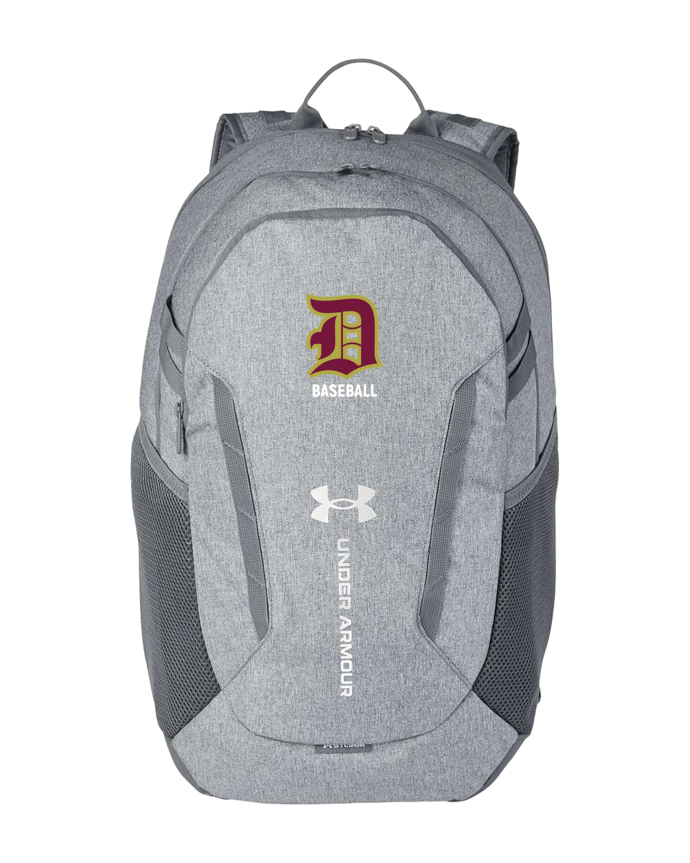 Denfeld Baseball - Grey Backpack - Full Front