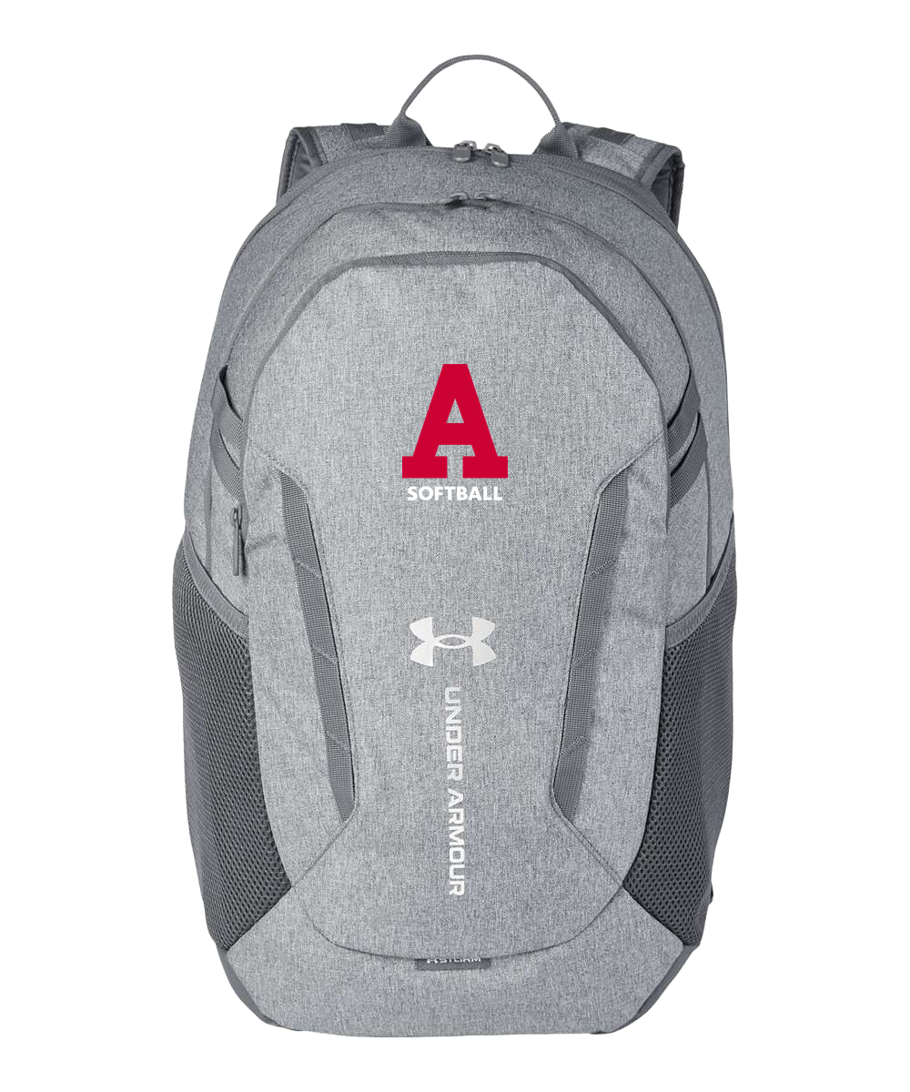 Austin Softball - Grey Backpack - Full Front