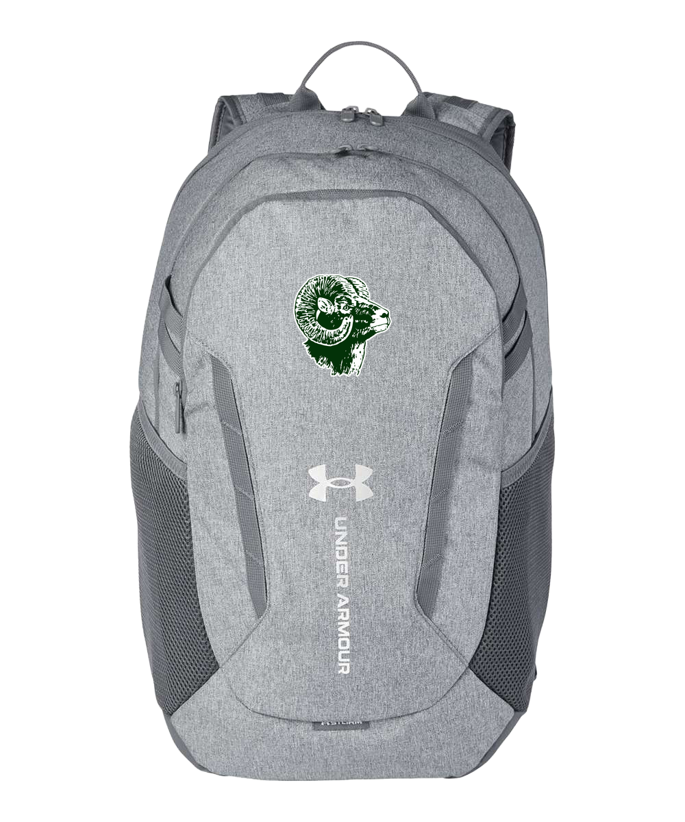 Roseau Baseball and Softball - Grey Backpack - Full Front