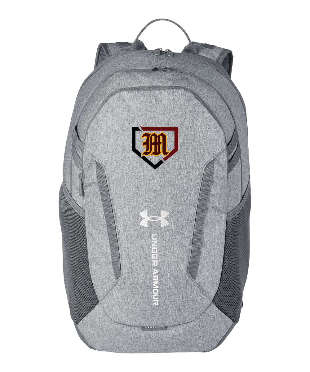 Menomonie Baseball - Grey Backpack - Full Front
