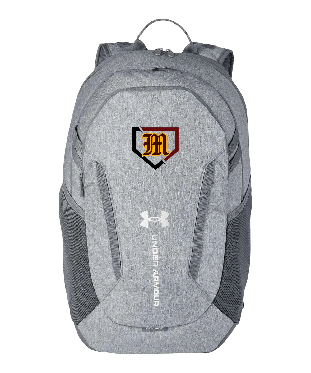 Menomonie Baseball - Grey Backpack - Full Front