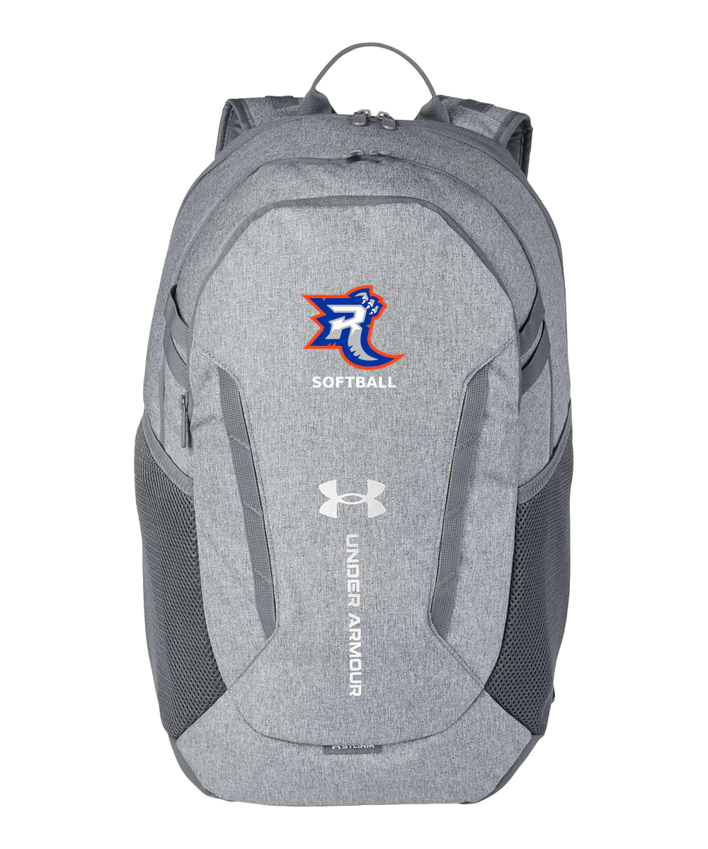 Carlton Wrenshall Softball - Grey Backpack - Full Front