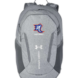Carlton Wrenshall Softball - Grey Backpack - Full Front