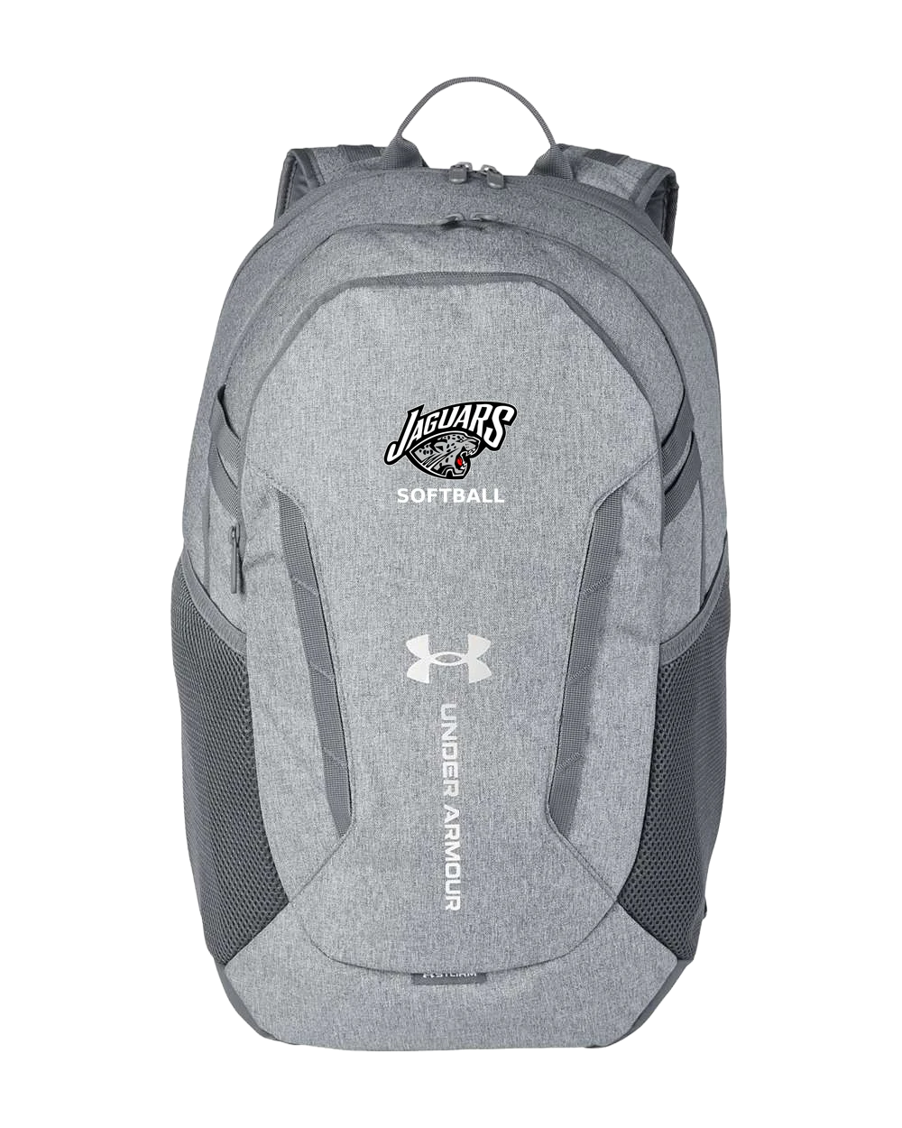 Hinckley Finlayson Softball - Grey Backpack - Full Front