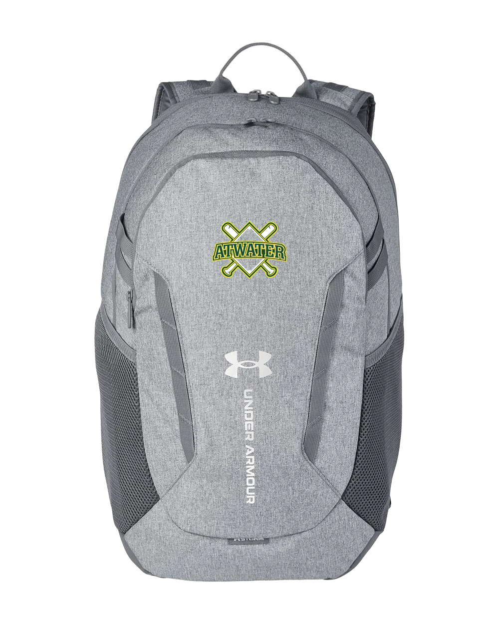 Atwater Baseball - Grey Backpack - Full Front
