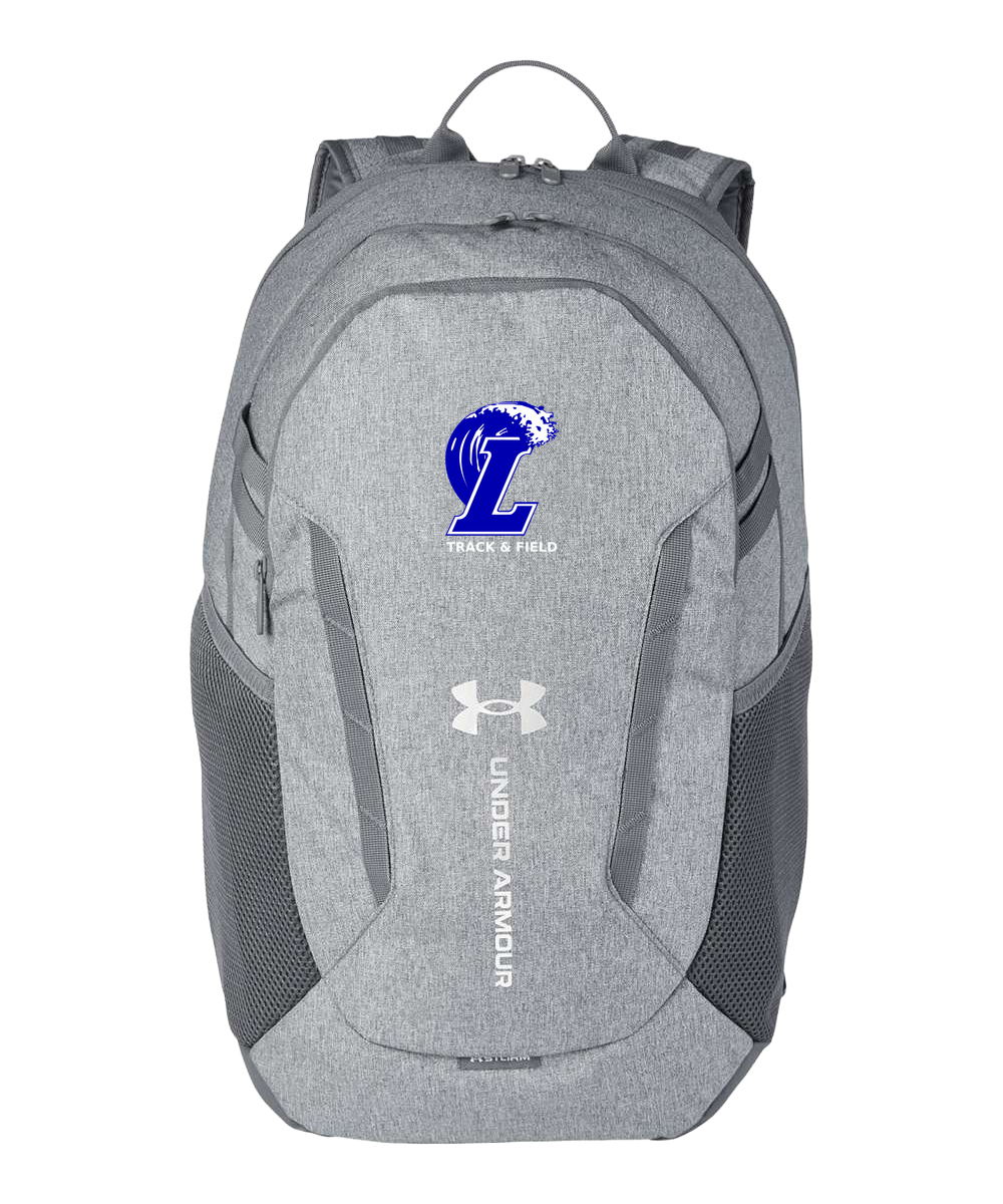 Lakeview Track - Grey Backpack - Full Front