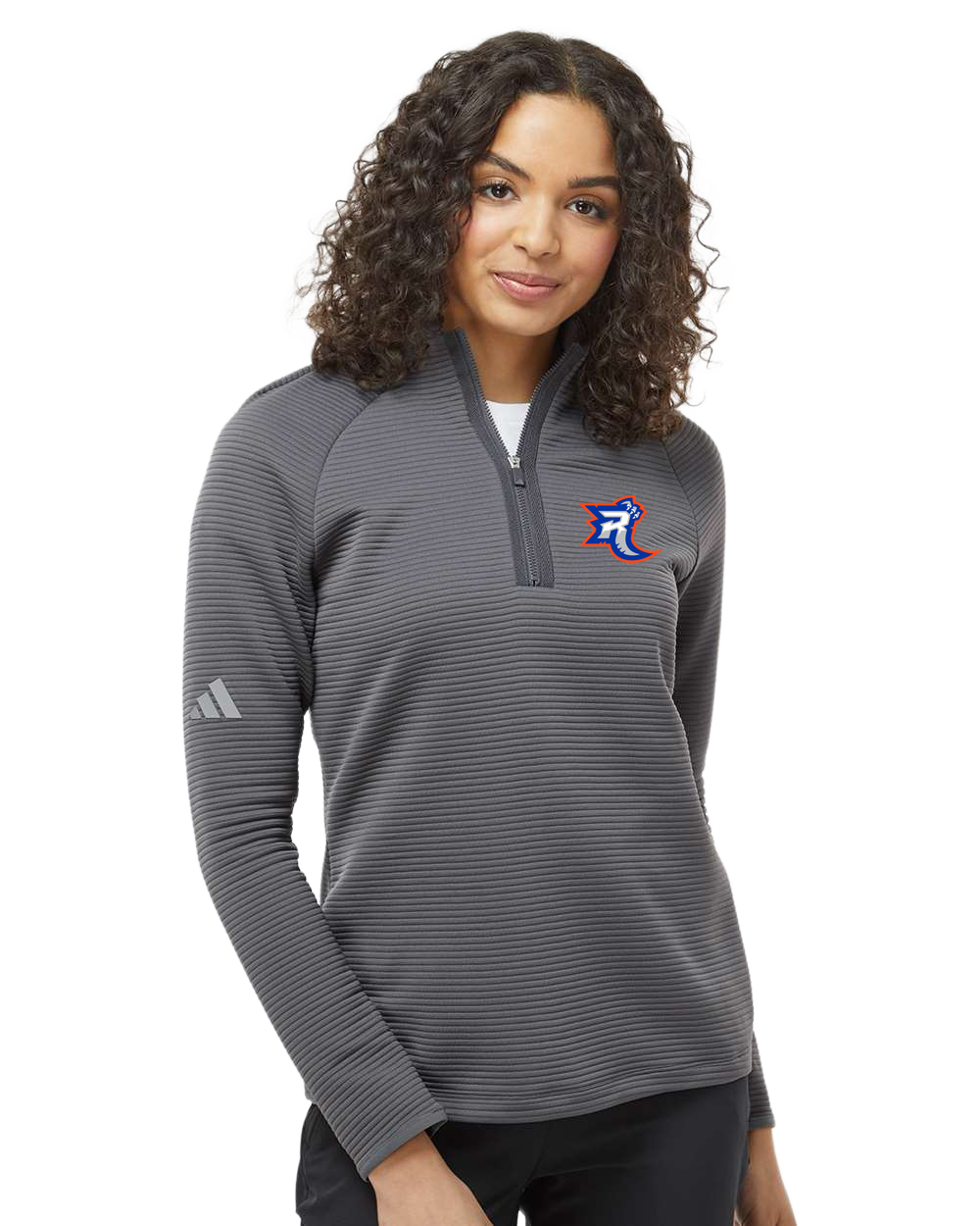 Test 101 - Grey Quarter Zip - Left Chest