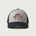 Cherry High School Athletics Coed - Grey/ Black New Era - Stretch Mesh Cap. NE1020