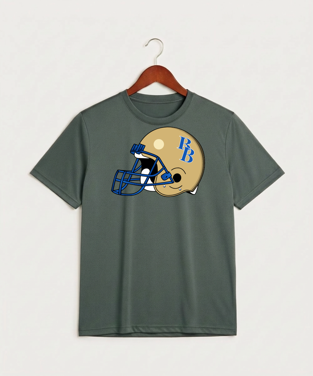 Braham Area High School Football (Boys) - Grey Concrete Heather Sport-Tek PosiCharge Competitor Tee. ST350