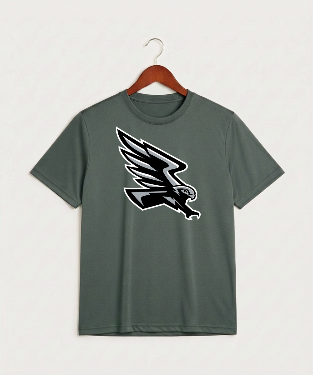 Red Rock Central High School Football (Boys) - Grey Concrete Heather Sport-Tek PosiCharge Competitor Tee. ST350