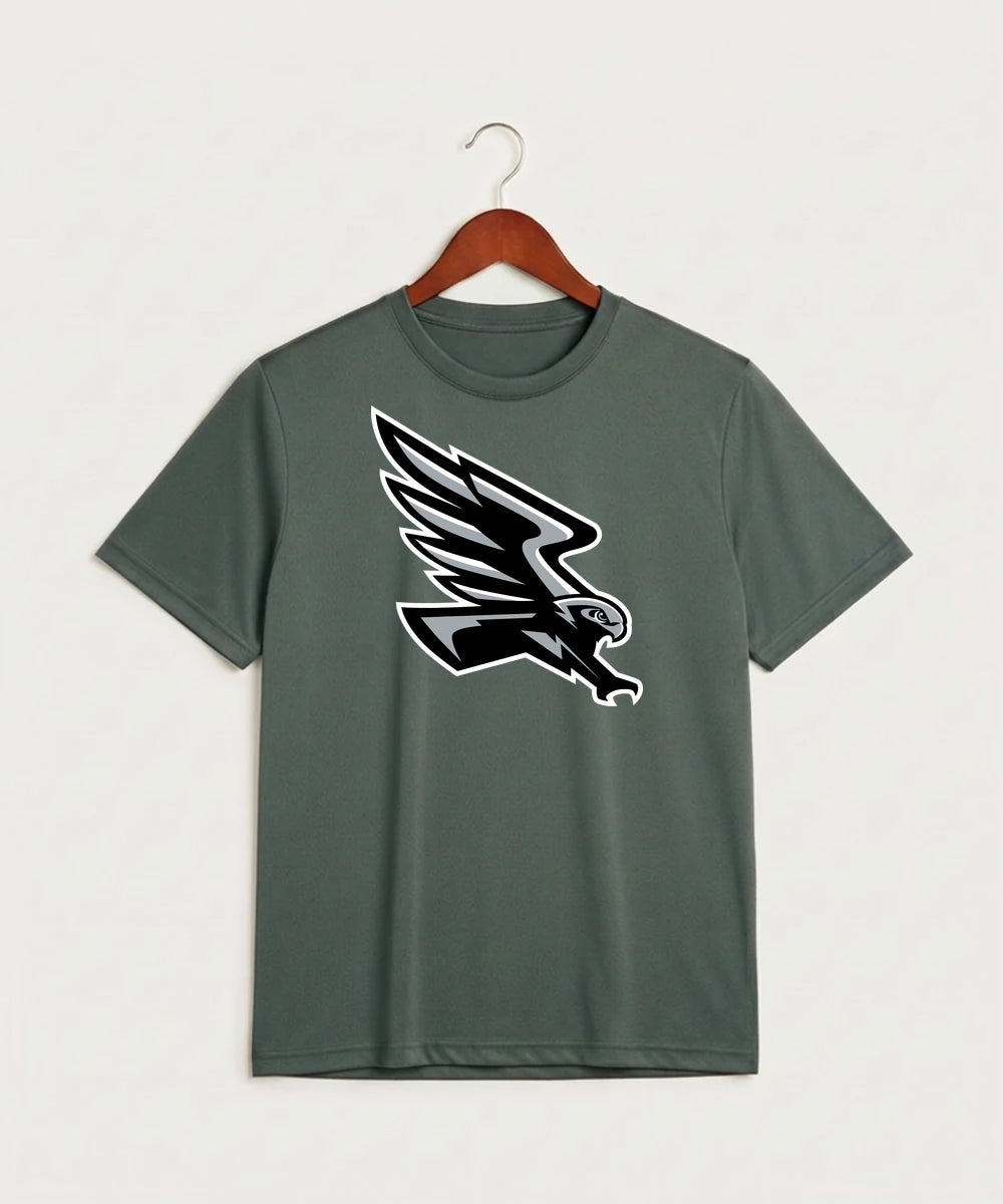 Red Rock Central High School Football (Boys) - Grey Concrete Heather Sport-Tek PosiCharge Competitor Tee. ST350
