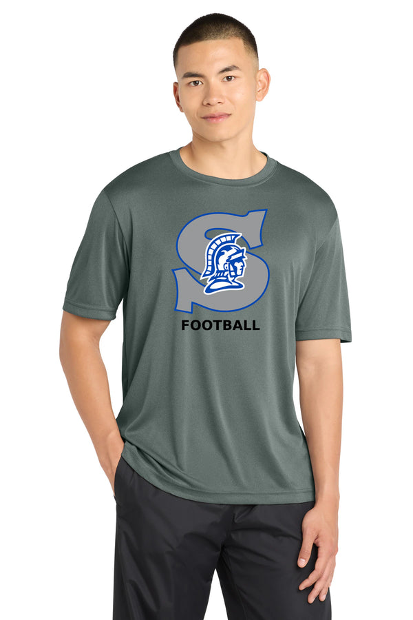 Southwest Football - Grey Concrete Heather Sport-Tek PosiCharge Competitor Tee. ST350