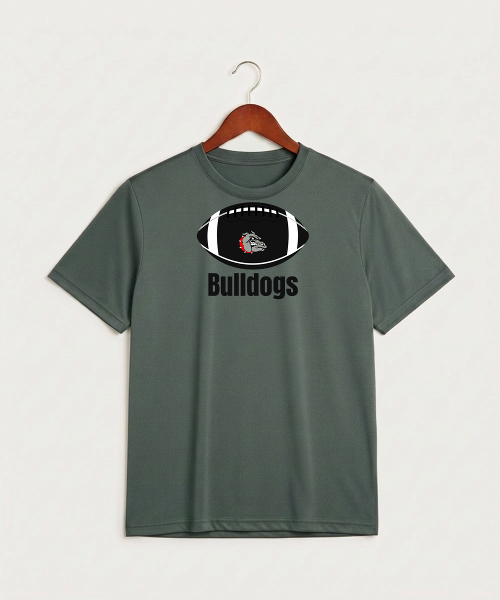 Otter Tail Central Football (Boys) - Grey Concrete Heather Sport-Tek PosiCharge Competitor Tee. ST350