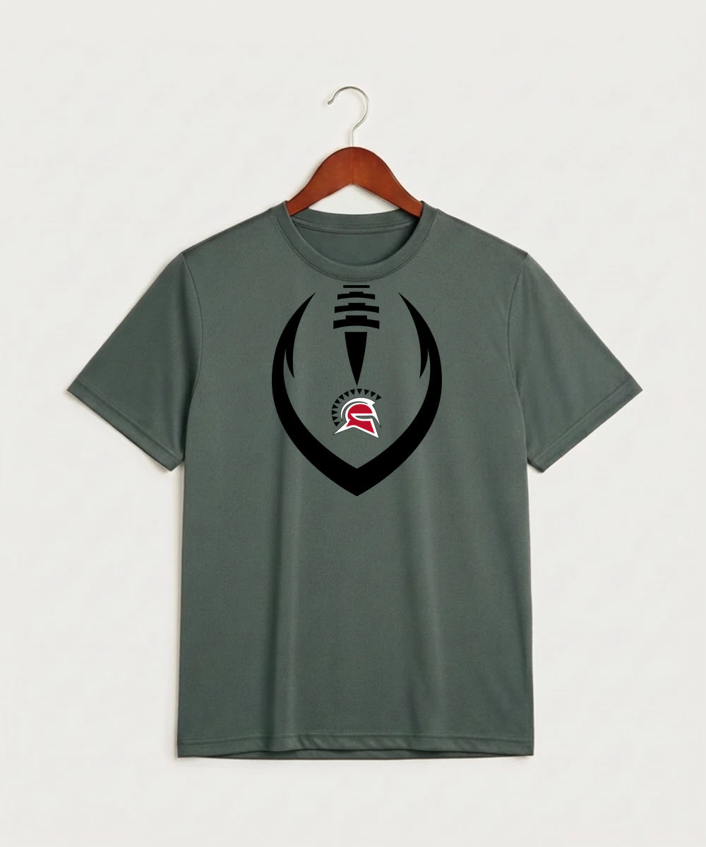 Hancock High School Football (Boys) - Grey Concrete Heather Sport-Tek PosiCharge Competitor Tee. ST350