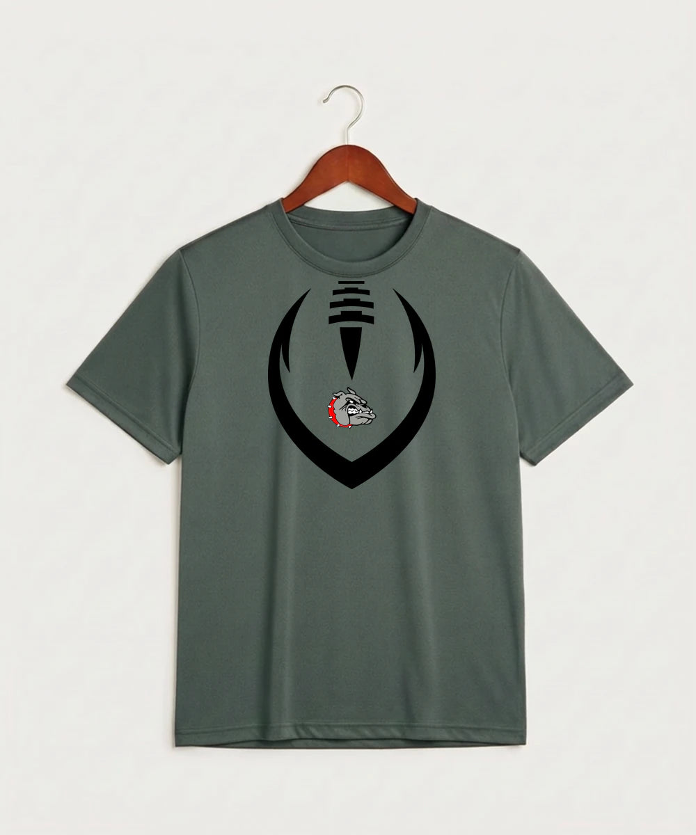 Otter Tail Central Football (Boys) - Grey Concrete Heather Sport-Tek PosiCharge Competitor Tee. ST350