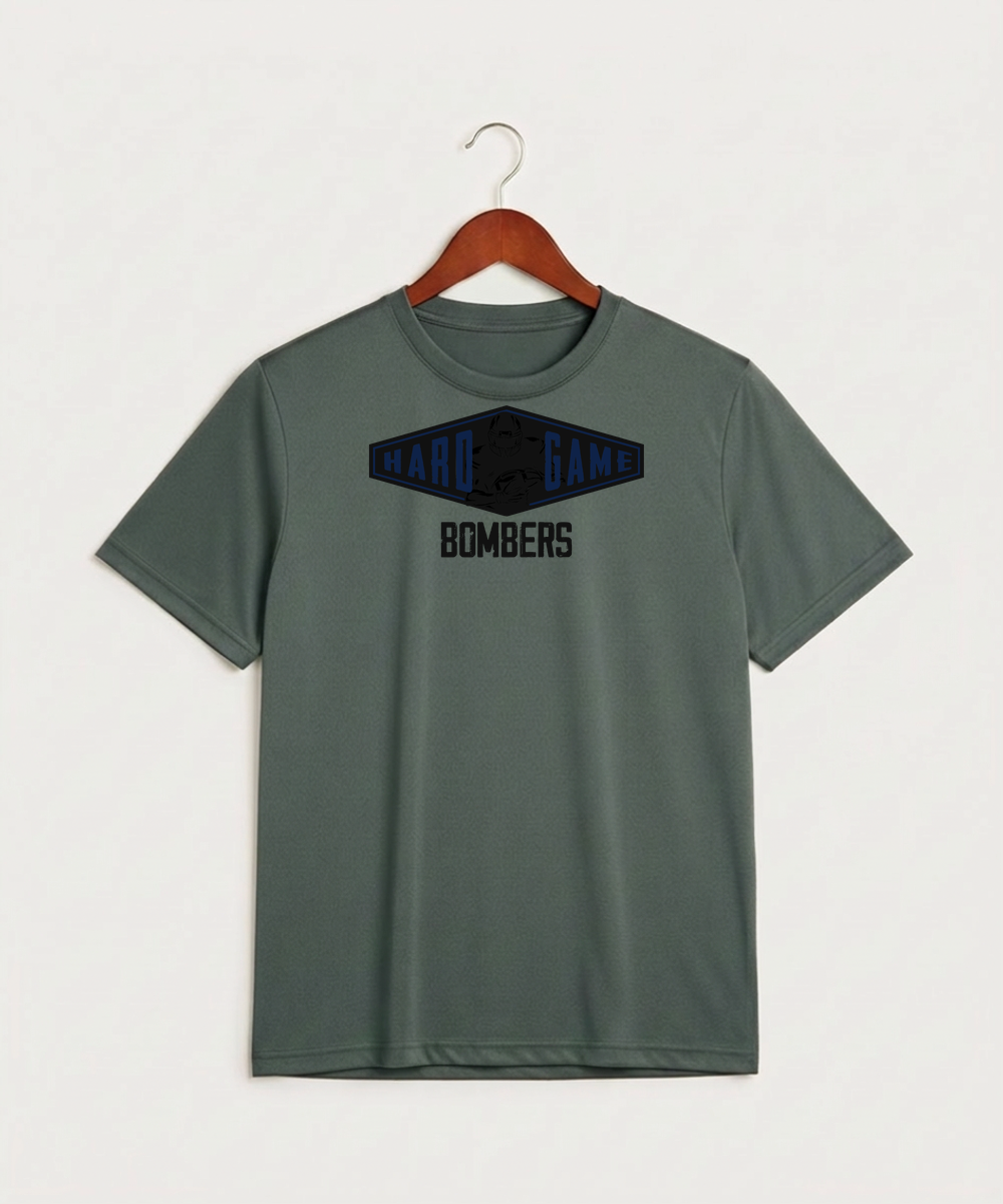 Braham Area High School Football (Boys) - Grey Concrete Heather Sport-Tek PosiCharge Competitor Tee. ST350