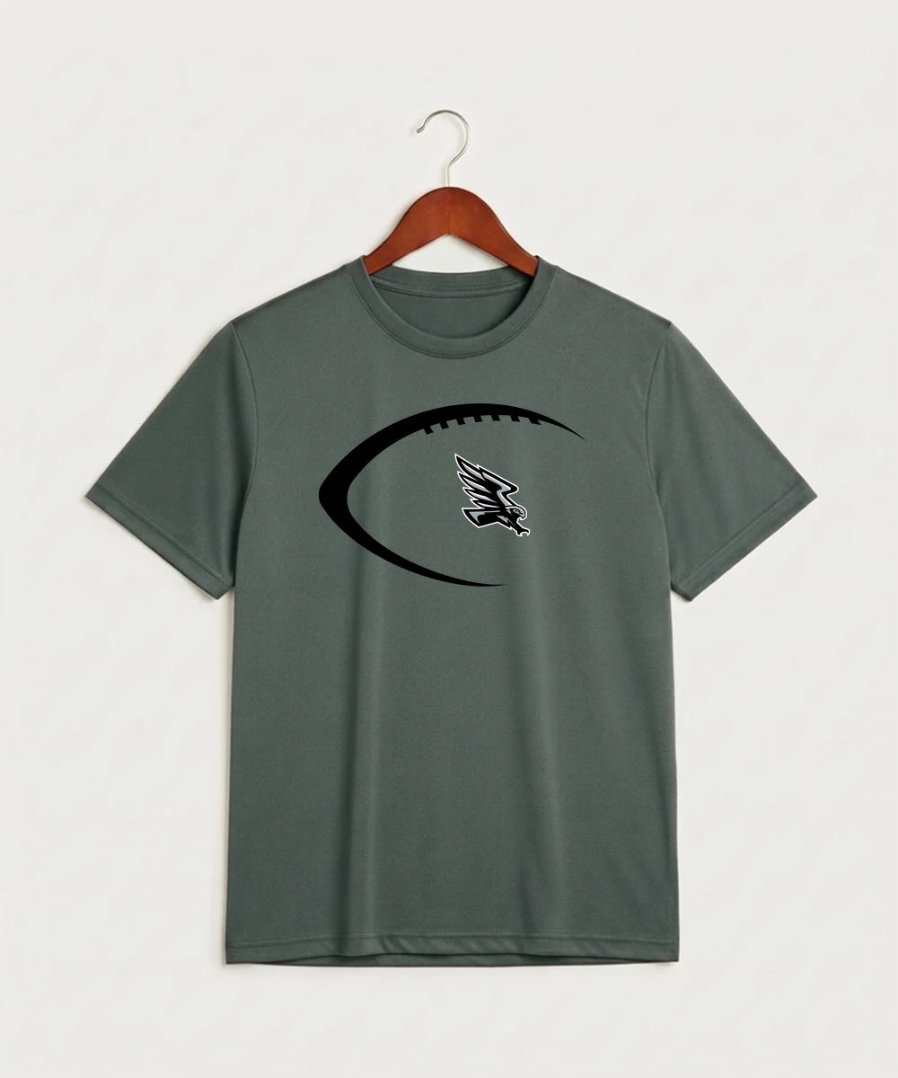 Red Rock Central High School Football (Boys) - Grey Concrete Heather Sport-Tek PosiCharge Competitor Tee. ST350
