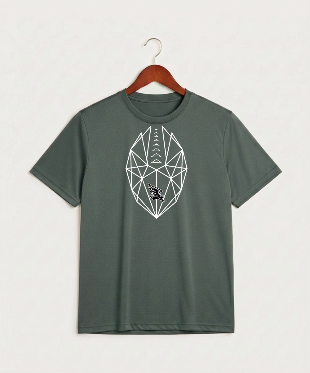 Red Rock Central High School Football (Boys) - Grey Concrete Heather Sport-Tek PosiCharge Competitor Tee. ST350