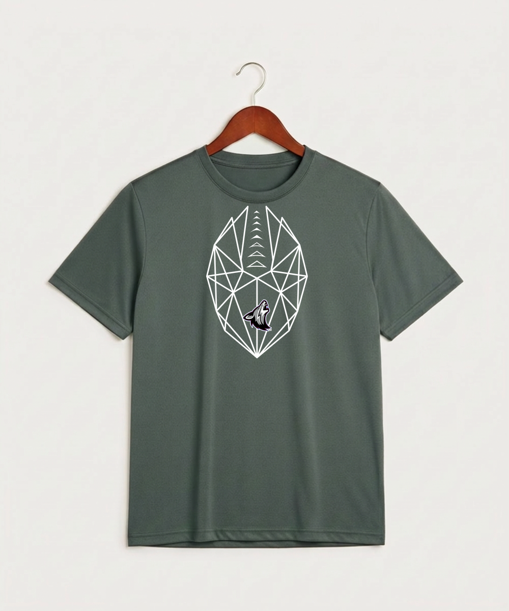 Heron Lake-Okabena High School Football (Boys) - Grey Concrete Heather Sport-Tek PosiCharge Competitor Tee. ST350
