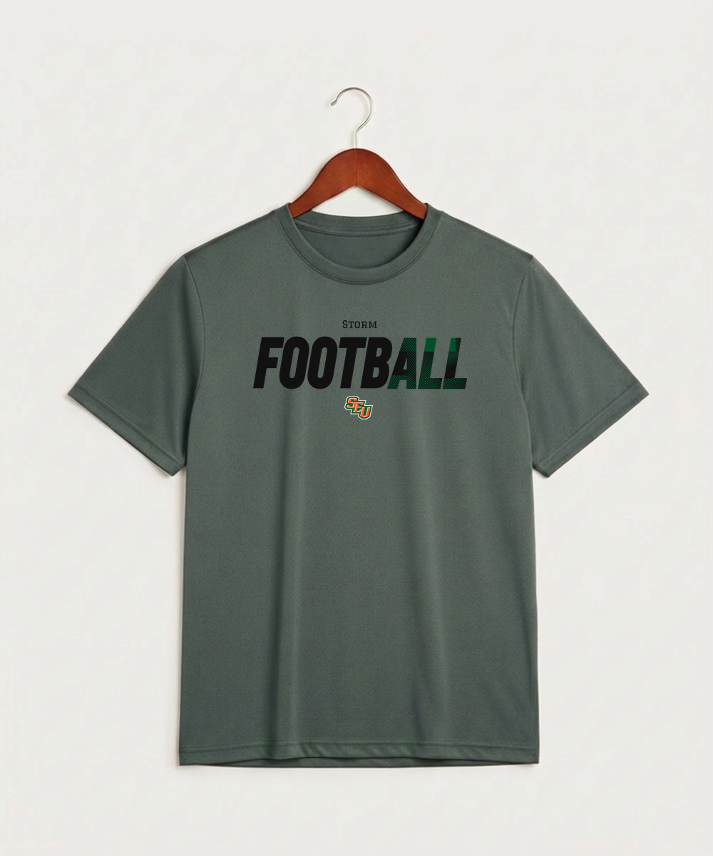 Sleepy Eye United Football (Boys) - Grey Concrete Heather Sport-Tek PosiCharge Competitor Tee. ST350