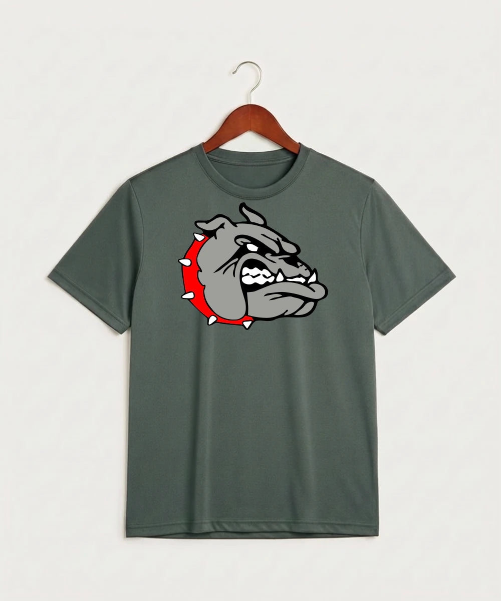 Otter Tail Central Football (Boys) - Grey Concrete Heather Sport-Tek PosiCharge Competitor Tee. ST350