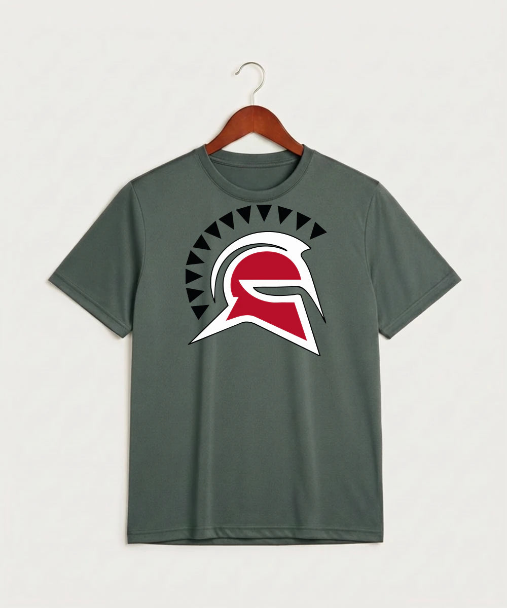 Hancock High School Football (Boys) - Grey Concrete Heather Sport-Tek PosiCharge Competitor Tee. ST350