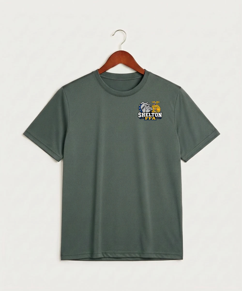 Shelton High School FFA general - Grey Concrete Heather Sport-Tek PosiCharge Competitor Tee. ST350