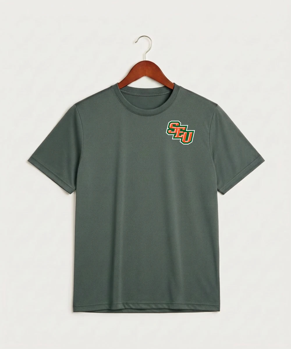 Sleepy Eye United Football (Boys) - Grey Concrete Heather Sport-Tek PosiCharge Competitor Tee. ST350