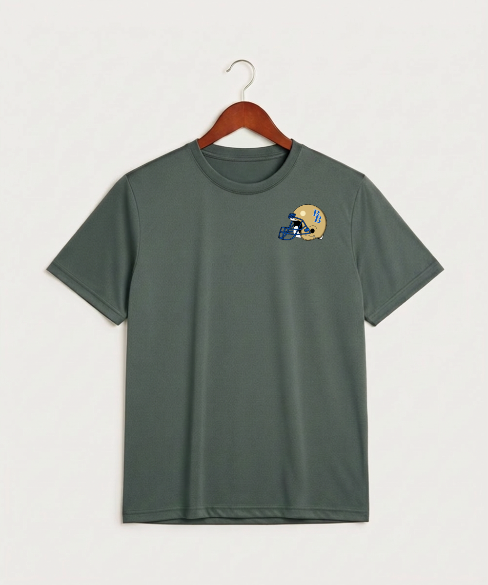 Braham Area High School Football (Boys) - Grey Concrete Heather Sport-Tek PosiCharge Competitor Tee. ST350