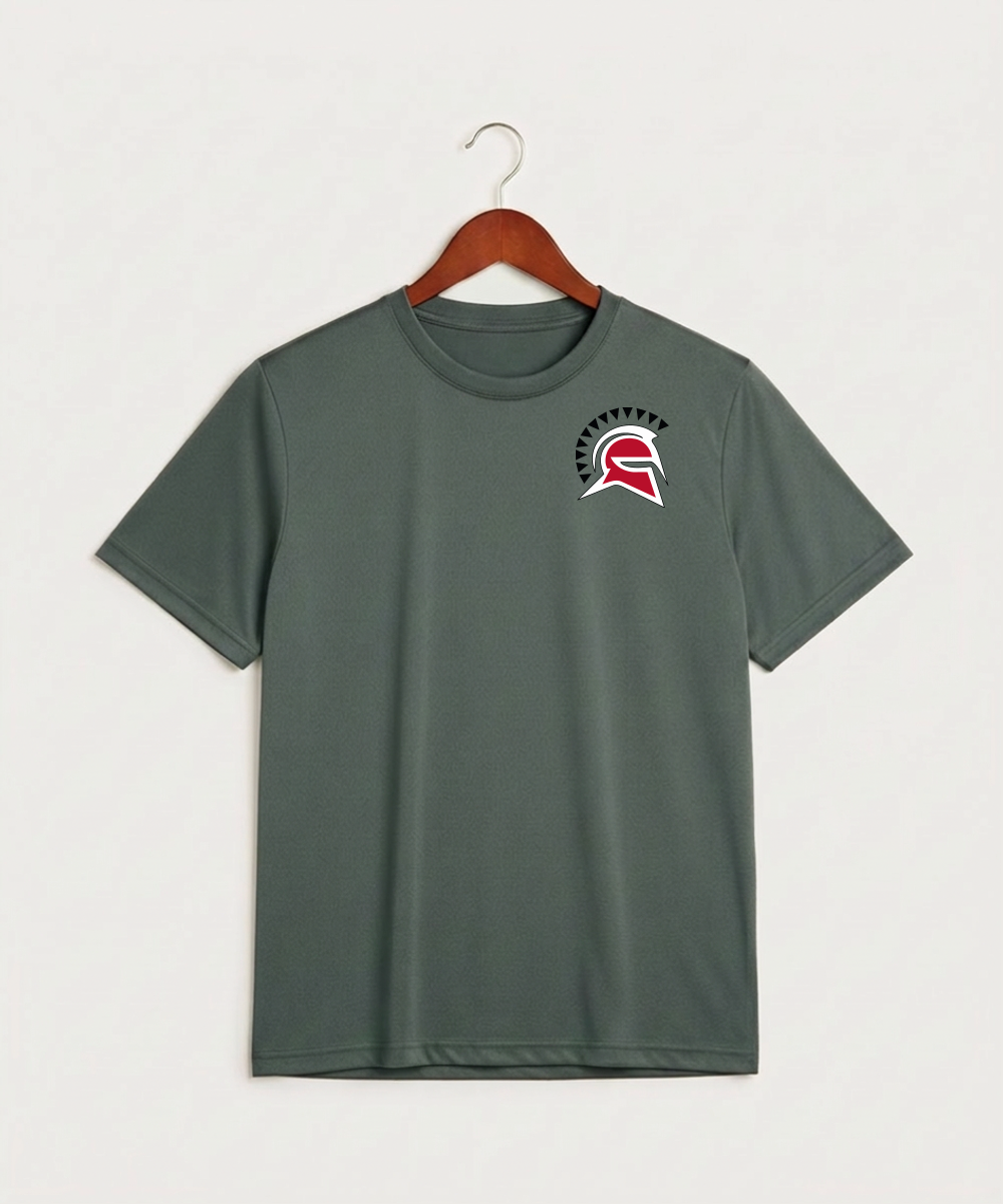 Hancock High School Football (Boys) - Grey Concrete Heather Sport-Tek PosiCharge Competitor Tee. ST350