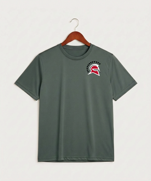 Hancock High School Football (Boys) - Grey Concrete Heather Sport-Tek PosiCharge Competitor Tee. ST350
