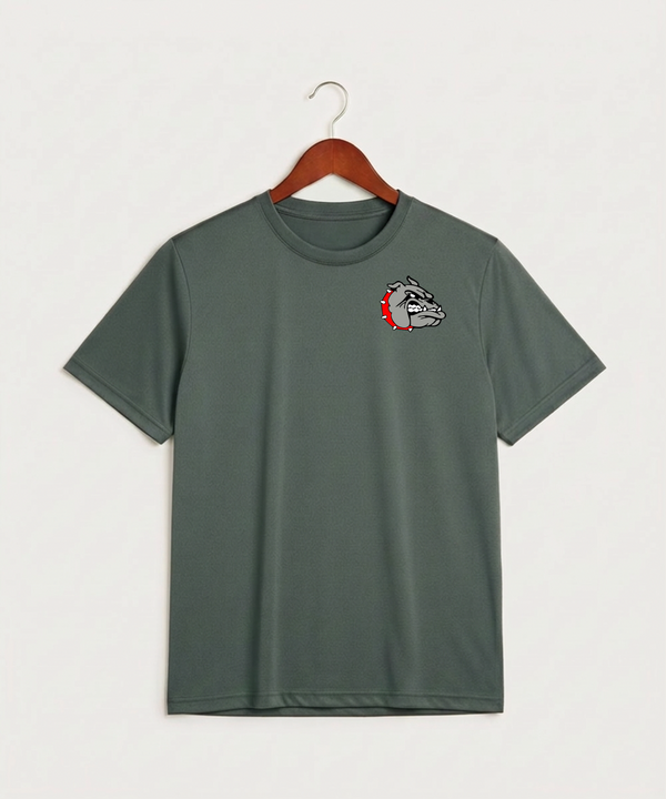 Otter Tail Central Football (Boys) - Grey Concrete Heather Sport-Tek PosiCharge Competitor Tee. ST350