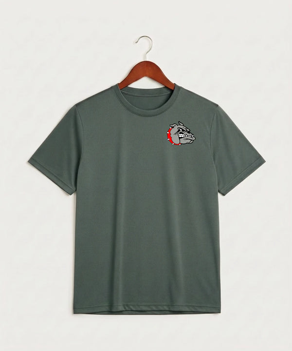 Otter Tail Central Football (Boys) - Grey Concrete Heather Sport-Tek PosiCharge Competitor Tee. ST350