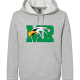Maple River High School hockey_boys - Grey Heather Unisex Fleece Hooded Sweatshirt