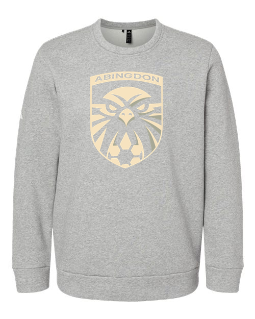 Abingdon High School soccer_boys - Grey Heather Unisex Fleece Crewneck Sweatshirt